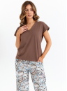 Pijama dama CANA 485 ciocolată