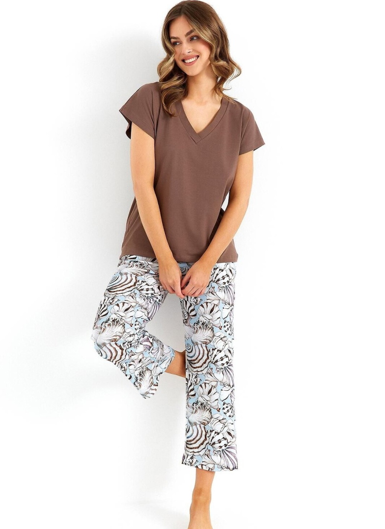 Pijama dama CANA 485 ciocolată