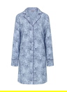 Koszula nocna rozpinana Triumph Boyfriend Fit NDW 03 BLUE COMBINATION