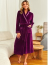 Szlafrok damski Doctor Nap SWA.1078 BURGUNDY