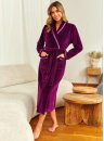 Szlafrok damski Doctor Nap SWA.1078 BURGUNDY
