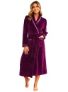 Szlafrok damski Doctor Nap SWA.1078 BURGUNDY