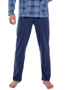 Pijama bărbătească cu nasturi CORNETTE 114/68 blugi