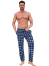 Pantaloni de pijama bărbați CORNETTE 691/61 albastru închis