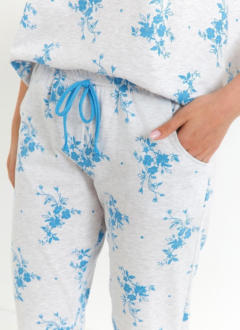 Pijama dama CANA 490 melange deschis
