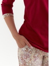 Pijama dama CANA 487 burgundy