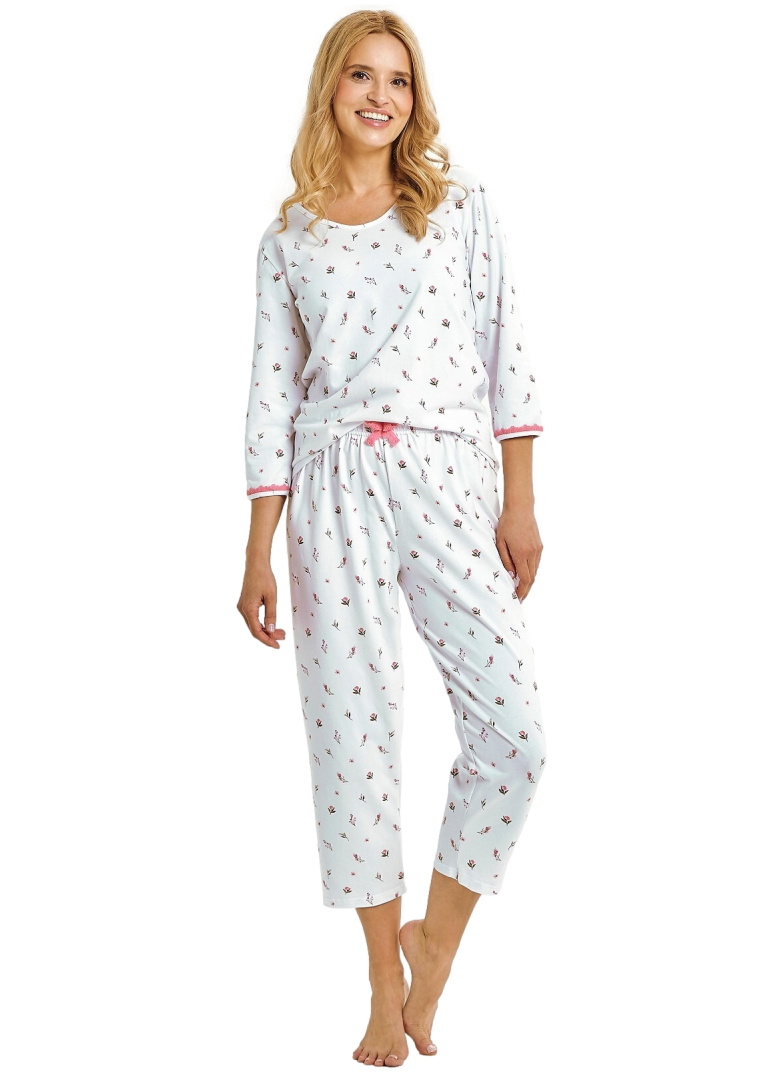 Pijama dama TARO ELODIE 3432 alb