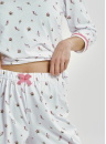 Pijama dama TARO ELODIE 3432 alb