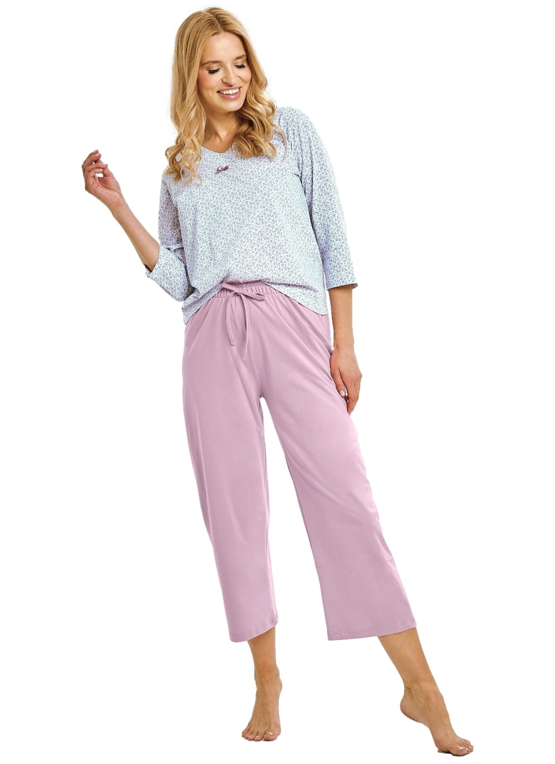 Pijama dama TARO DEBORA 3448 albastru