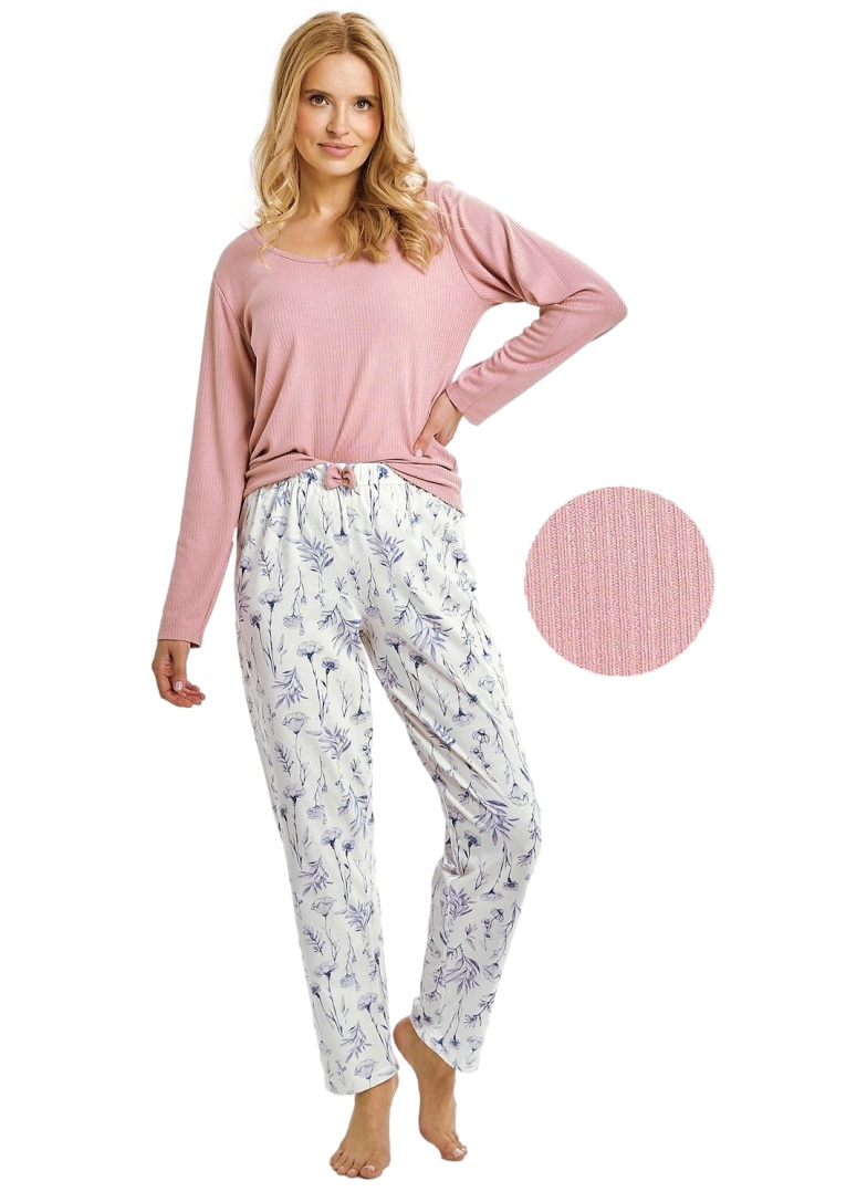 Pijama dama TARO 3456 CAROLINE roz