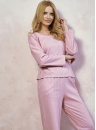 Pijama dama TARO 3444 ELEONORA roz
