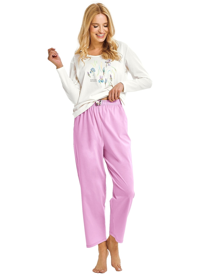 Pijama dama TARO MONICA 3459 crem