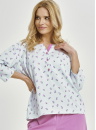 Pijama dama TARO YOLANDA 3446 albastru deschis