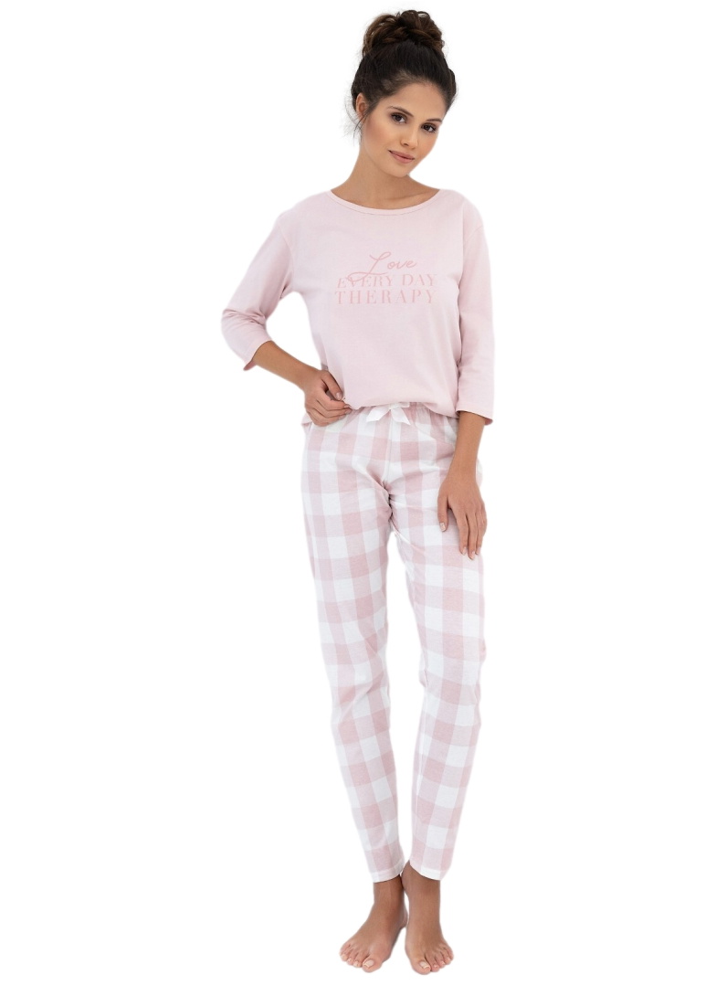 Pijama dama SENSIS ANNABELLE roz deschis