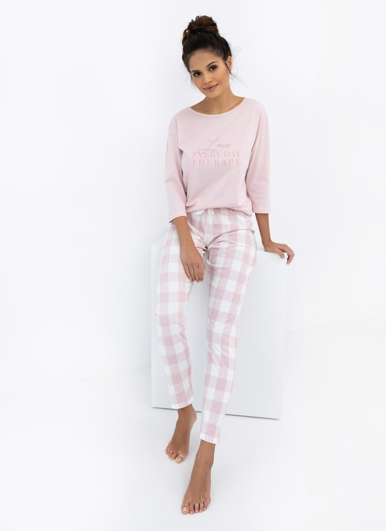 Pijama dama SENSIS ANNABELLE roz deschis