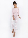 Pijama dama SENSIS ANNABELLE roz deschis
