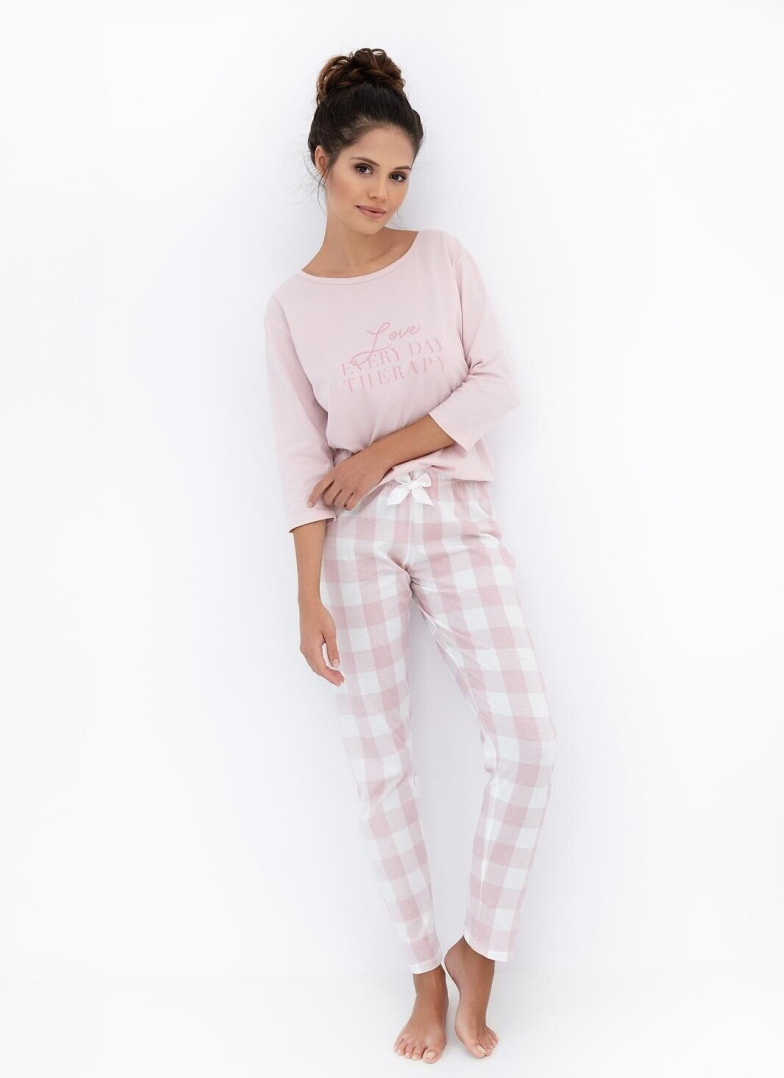 Pijama dama SENSIS ANNABELLE roz deschis