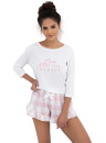 Pijama dama SENSIS EMILY alb-deschis