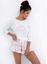 Pijama dama SENSIS EMILY alb-deschis