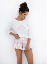 Pijama dama SENSIS EMILY alb-deschis