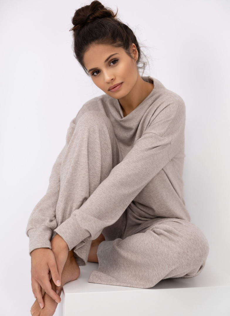 Pijama dama SENSIS ZAYLA cappucino-melange