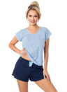 Piżama damska Donna Star Short dark blue