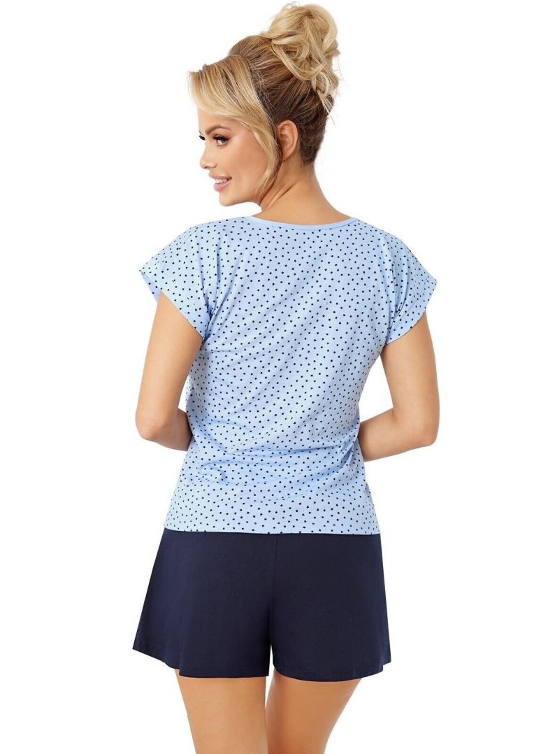 Pijama dama DONNA STAR SHORT DARK BLUE
