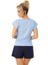 Piżama damska Donna Star Short dark blue