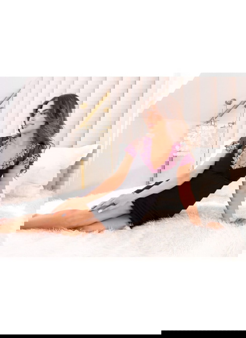 Noční košile DONNA ROXY černá