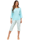 Pijama dama REGINA 707 turcoaz