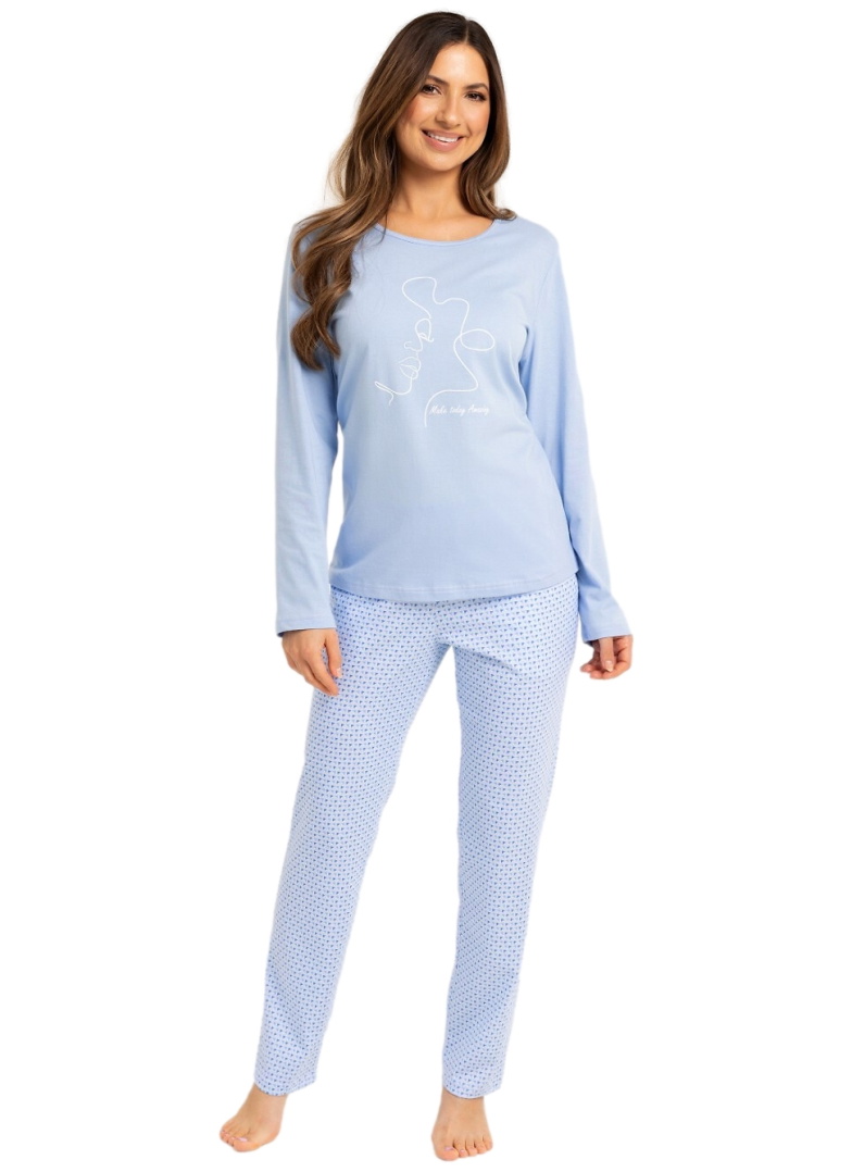 Pijama dama REGINA 704 albastru