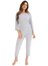 Pijama dama REGINA 724 melange deschis