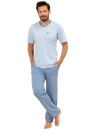 Pijama bărbați REGINA 498 albastru deschis