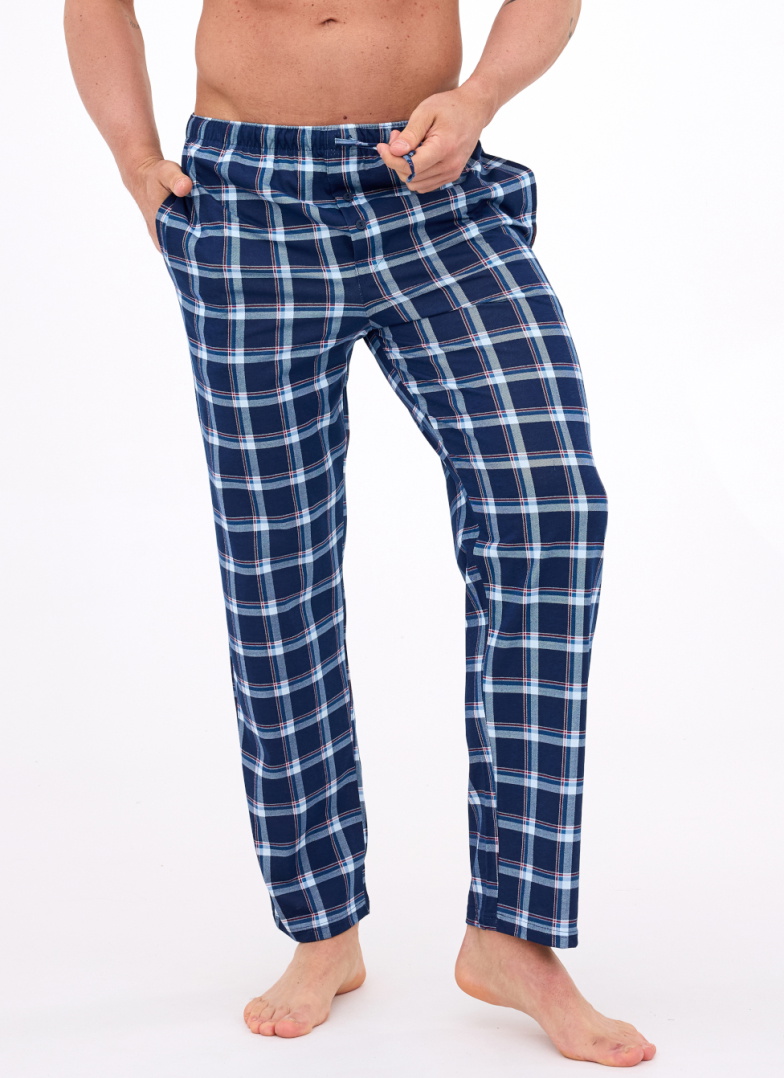 Pantaloni de pijama bărbați CORNETTE 691/61 albastru închis