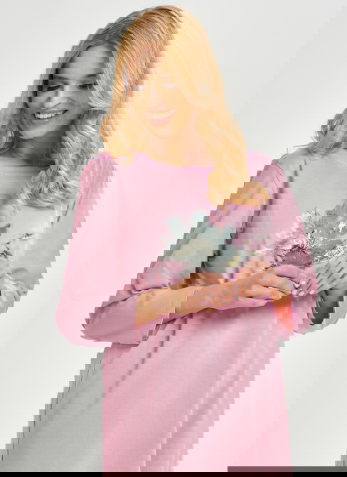 Noční košile TARO Patricia 3461 růžová
