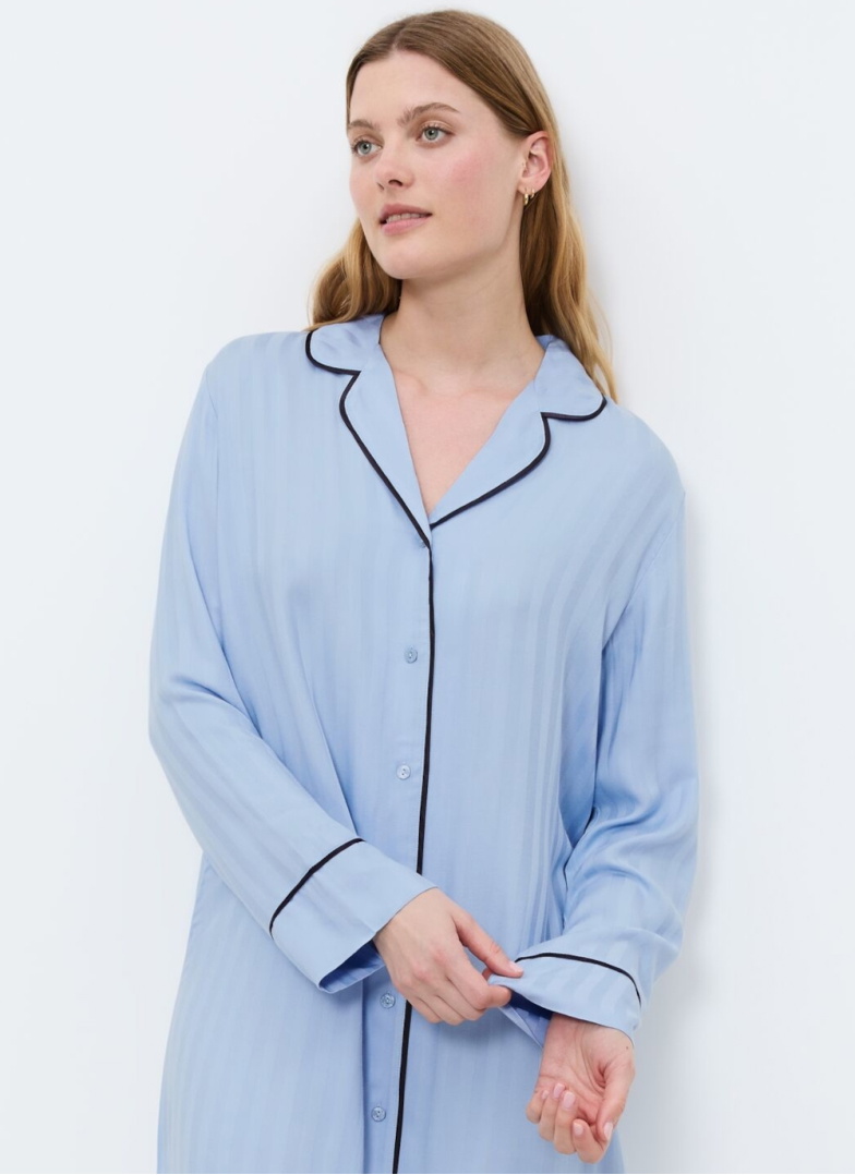 Koszula nocna rozpinana Triumph Amourette Jacquard NDW ICE