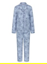 Pijama de damă cu nasturi TRIUMPH BOYFRIEND FIT PW 03 BLUE COMBINATION