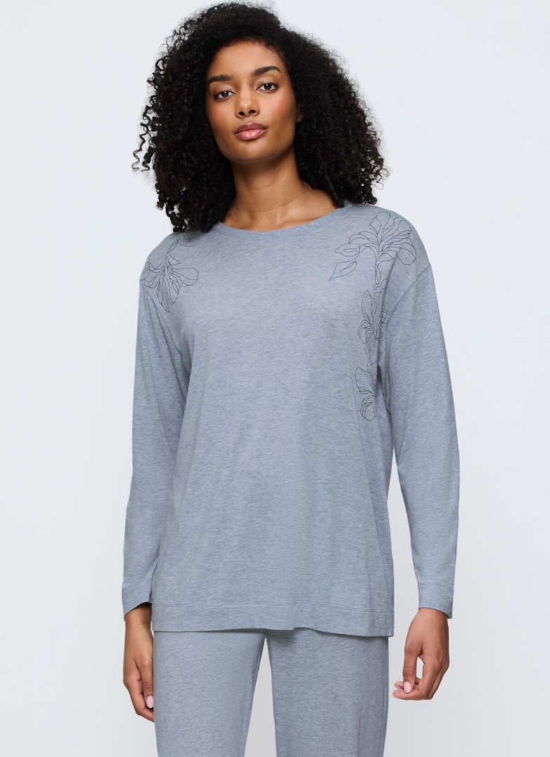 Dámské pyžamo TRIUMPH ENDLESS COMFORT PK 01 LSL M007 - BLUE