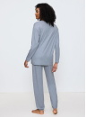 Pijama dama TRIUMPH ENDLESS COMFORT PK 01 LSL M007 - BLUE