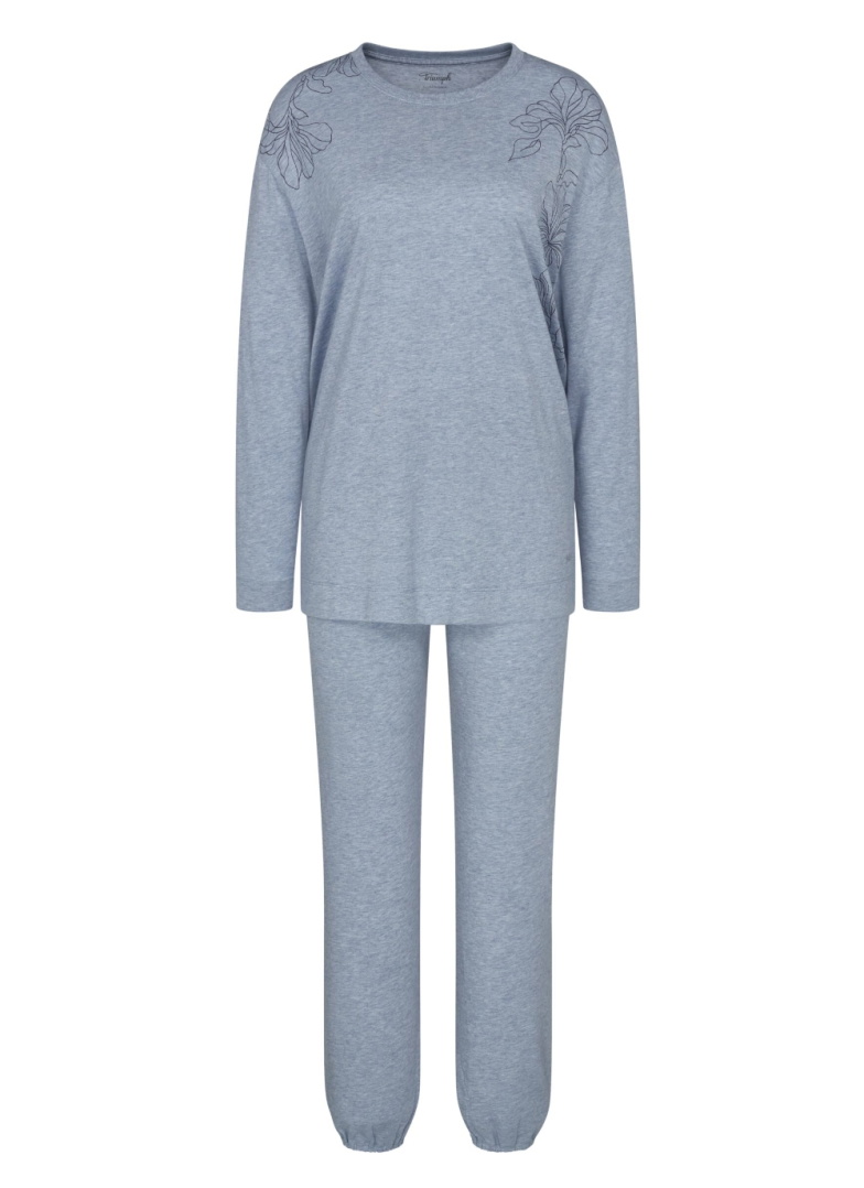 Dámské pyžamo TRIUMPH ENDLESS COMFORT PK 01 LSL M007 - BLUE
