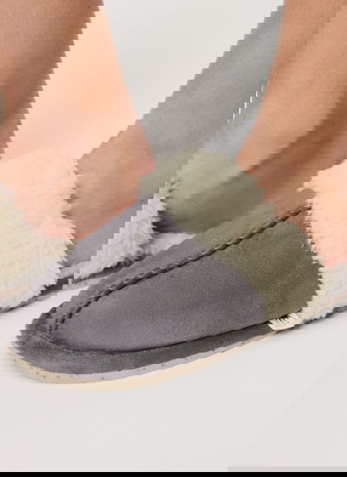 Papuci pentru femei TRIUMPH SLIPPER 03 GREY COMBINATION