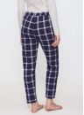 Dámské pyžamové kalhoty TRIUMPH MIX & MATCH TAPERED TROUSER FLANNEL 02 X GREY COMBINATION