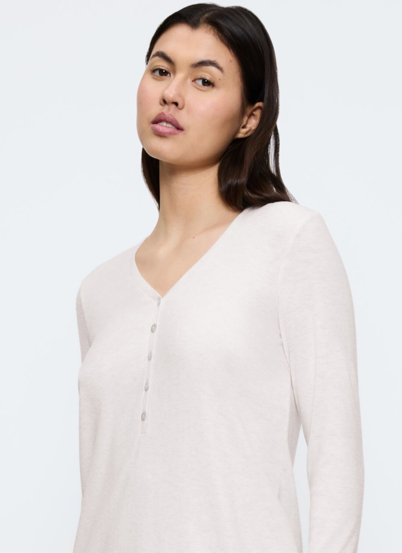 Cămașă de noapte TRIUMPH MIX & MATCH NDK SOFT LIGHT GREY MELANGE