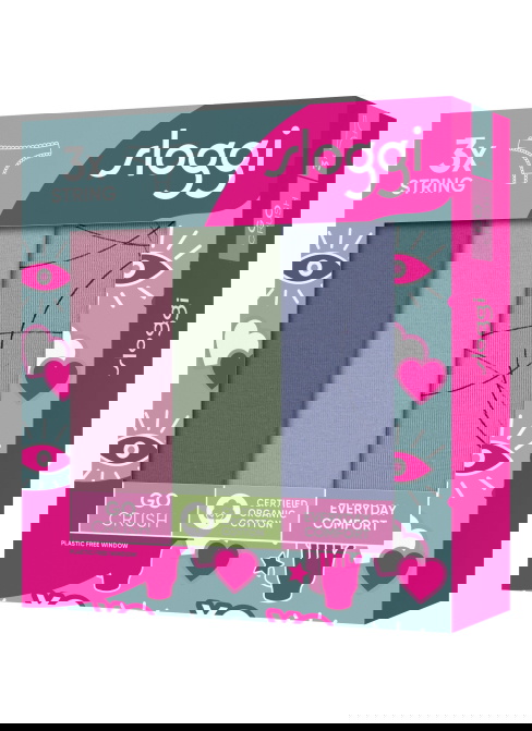 Majtki damskie sloggi GO Crush String C3P V008 - MULTIPLE COLOURS 8