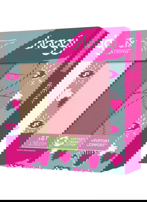 Majtki damskie sloggi GO Crush String C3P V002 - MULTIPLE COLOURS 2