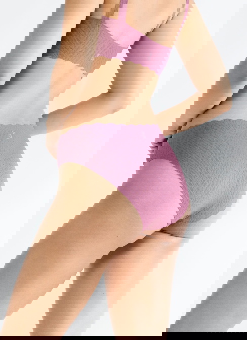 Majtki damskie sloggi ZERO Feel Bliss High leg 7574 - Lila Clover