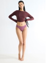 Majtki damskie sloggi ZERO Feel Bliss High leg 7574 - Lila Clover