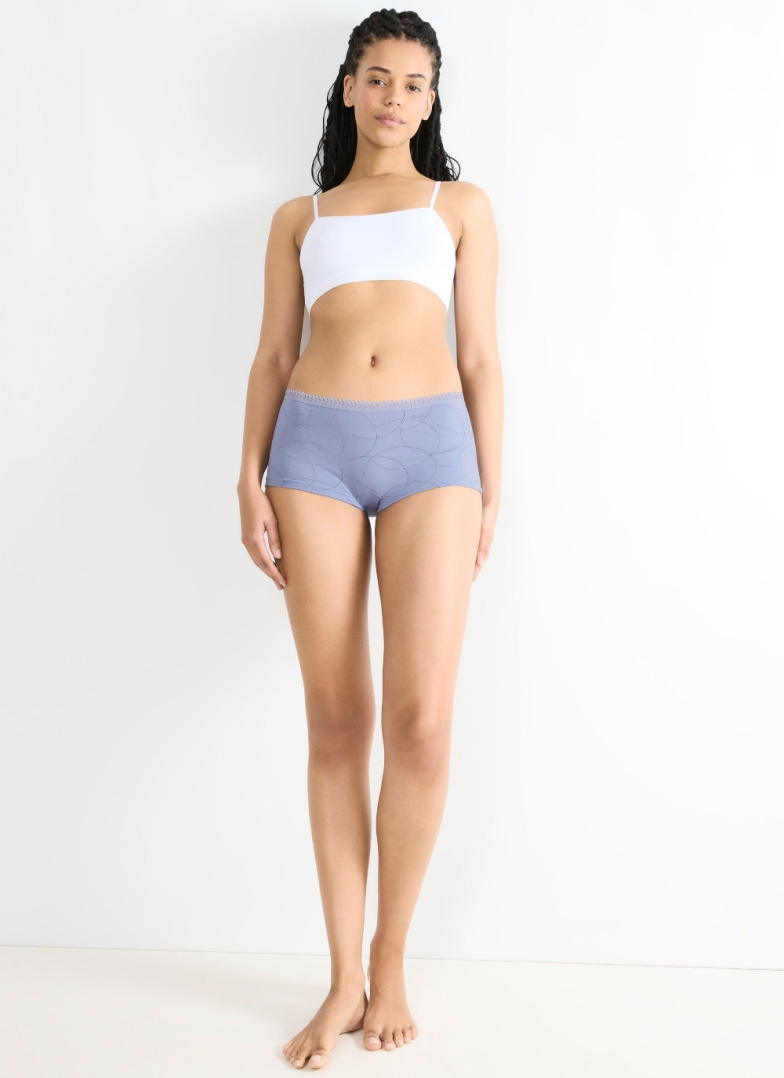 Női bugyi SLOGGI GO CRUSH SHORT 3PACK V008 - MULTIPLE COLOURS 8