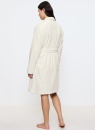 Dámský župan TRIUMPH ROBES FLEECE ROBE 01 SILK WHITE