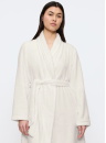 Dámský župan TRIUMPH ROBES FLEECE ROBE 01 SILK WHITE